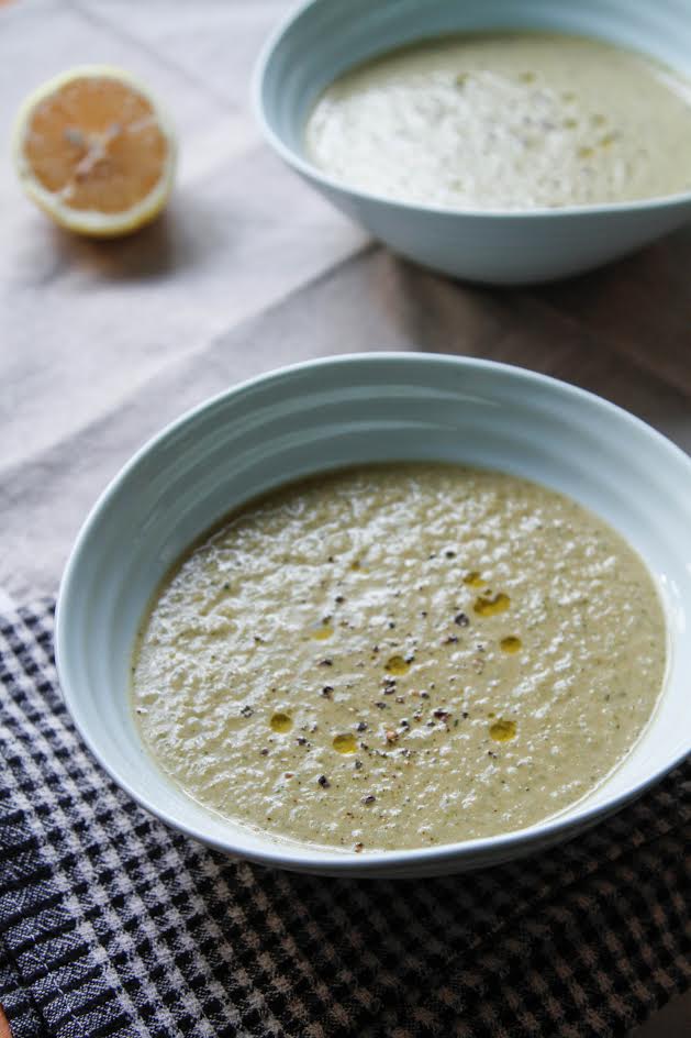 RECIPE: BROCCOLI TAHINI SOUP